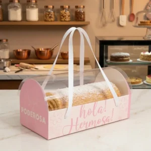 Caja para torta baul de Cristal